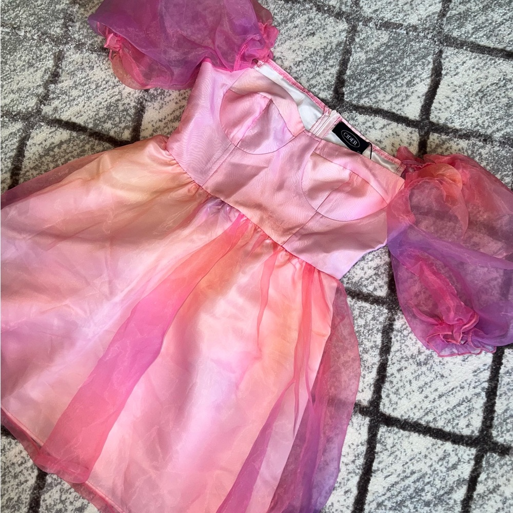 “heart on fire” tulle mini dress from Cider 💖 sold